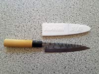 Eine Messerscheide für mein japanisches Messer (Mikihisa Hocho).